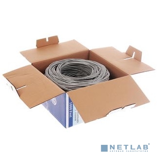 SkyNet Кабель Premium UTP indoor 4x2x0,51, медный, FLUKE TEST, кат.5e, однож. (305м) box, серый [CSP-UTP-4-CU]