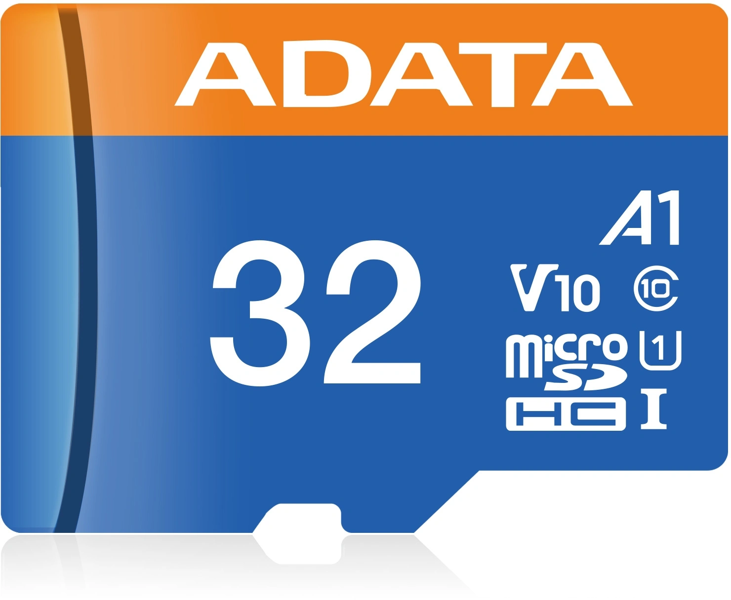 Micro SecureDigital 32Gb A-DATA AUSDH32GUICL10A1-RA1 {MicroSDHC Class 10 UHS-I, SD adapter}