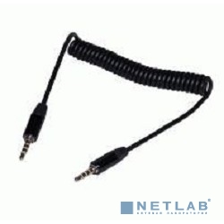 Кабель аудио Continent AUX-210BK/OEM,Разъемы: 3,5 мм jack - 3,5 мм jack,1,3 м