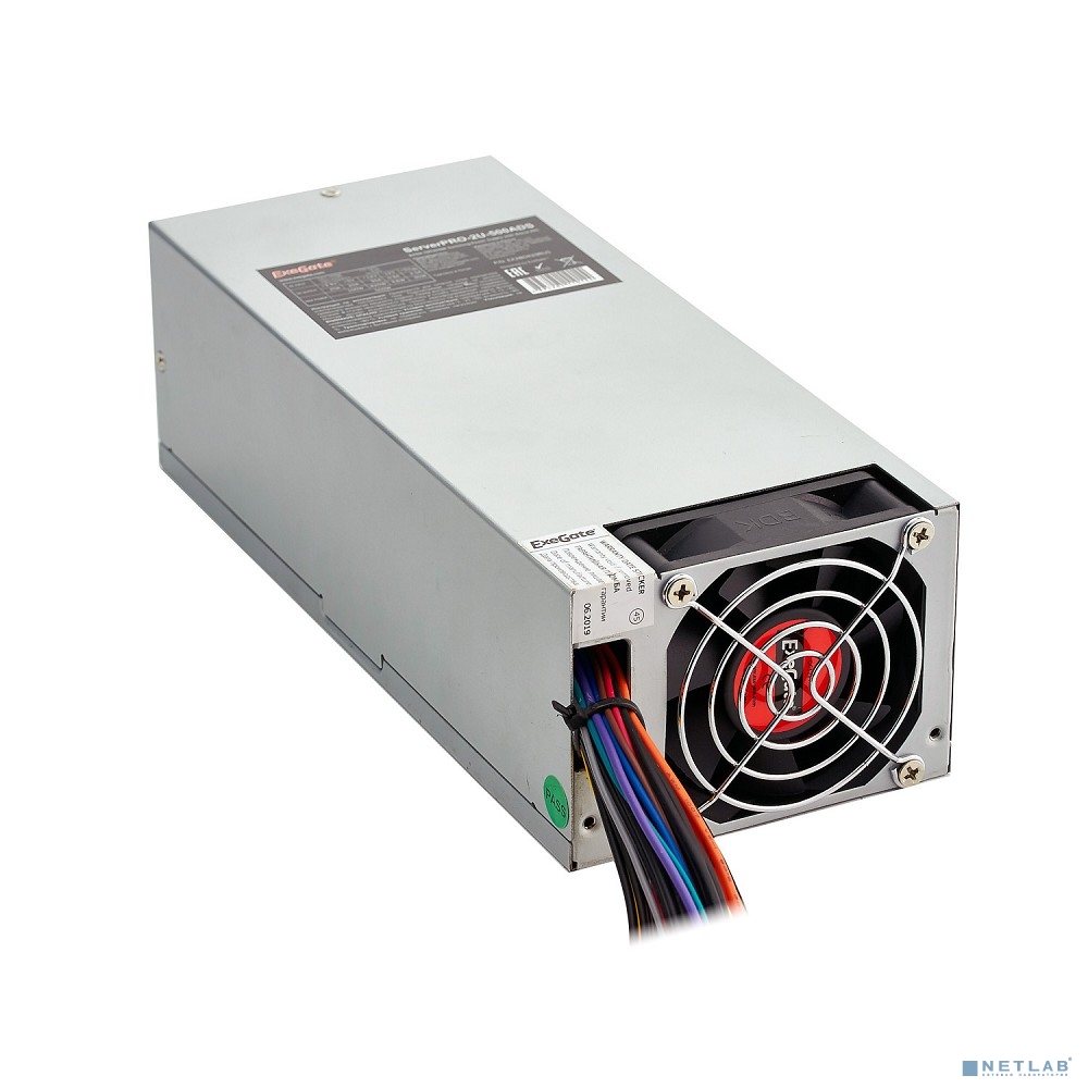 Exegate EX280429RUS Серверный БП 500W ExeGate &lt;ServerPRO-2U-500ADS&gt; APFC, унив. для 2U, 24pin, 2*8pin, 5xSATA, 3xIDE