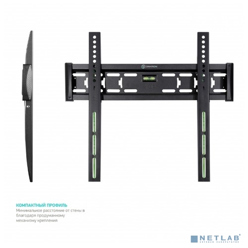 ONKRON FM5 чёрный {32"-55" Максимальная нагрузка: 56,8 кг VESA: 75x75, 100x100, 100x200, 200x100, 200x200, 200x300, 200x400, 300x100, 300x200, 300x300, 300x400, 400x200, 400x300,400x400 мм }