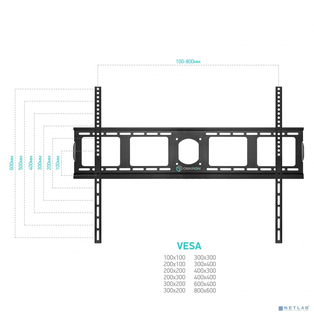 ONKRON UF4 чёрный {55"-100" Максимальная нагрузка: 75 кг VESA: 75x75, 100x100, 100x200, 200x100, 200x200, 200x300, 200x400, 300x100, 300x200, 300x300, 300x400, 400x200} ONKRON UF4 чёрный {55"-100" Максимальная нагрузка: 75 кг VESA: 75x75, 100x100, 100x200, 200x100, 200x200, 200x300, 200x400, 300x100, 300x200, 300x300, 300x400, 400x200}