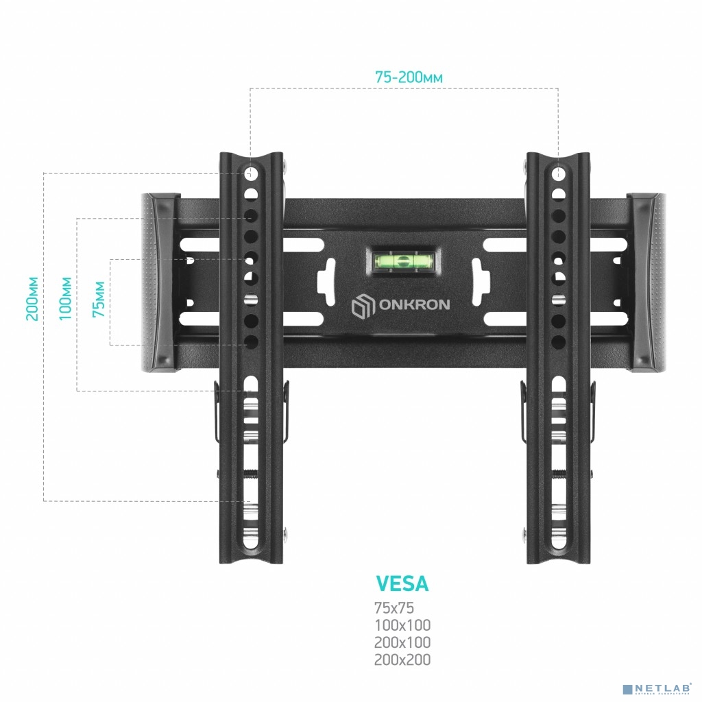ONKRON TM4 чёрный {17"-43" Максимальная нагрузка: 18,2 кг VESA: 75x75, 100x100, 100x200, 200x100, 200x200 мм Угол наклона: 0° ~ +15° Вылет от стены: 35~105 мм} ONKRON TM4 чёрный {17"-43" Максимальная нагрузка: 18,2 кг VESA: 75x75, 100x100, 100x200, 200x100, 200x200 мм Угол наклона: 0° ~ +15° Вылет от стены: 35~105 мм}