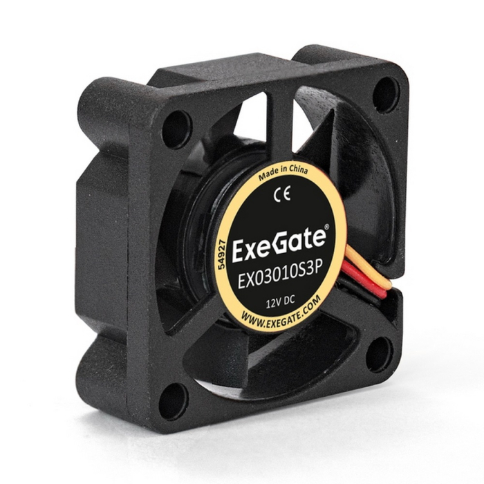 Exegate EX281210RUS Вентилятор ExeGate Mirage-S 30x30x10 подшипник скольжения, 8000 RPM, 23, 3pin