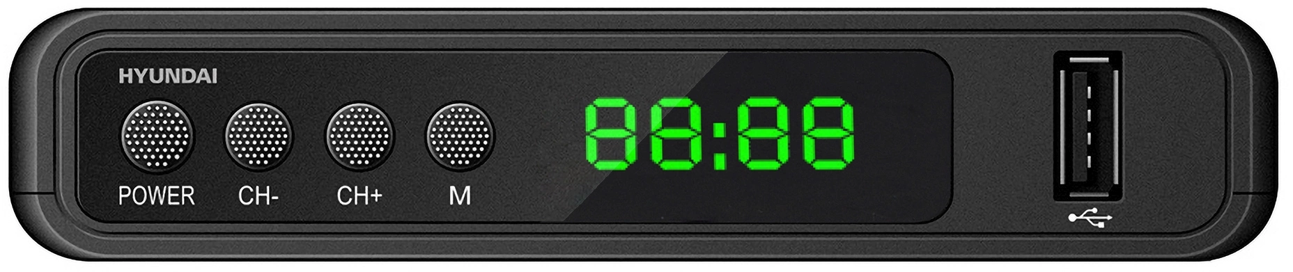 Ресивер DVB-T2 Hyundai H-DVB520 черный Ресивер DVB-T2 Hyundai H-DVB520 черный