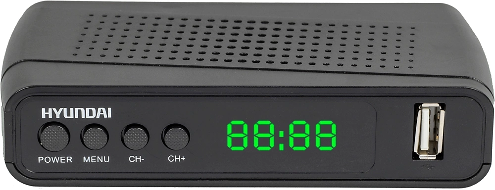 Ресивер DVB-T2 Hyundai H-DVB520 черный Ресивер DVB-T2 Hyundai H-DVB520 черный