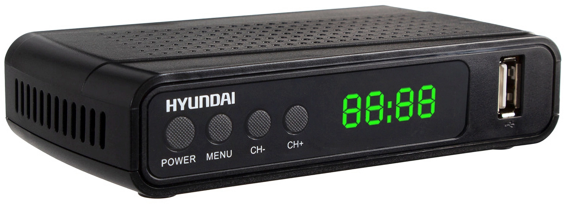 Ресивер DVB-T2 Hyundai H-DVB520 черный Ресивер DVB-T2 Hyundai H-DVB520 черный