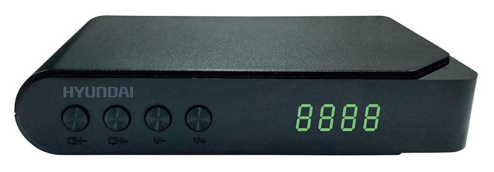Ресивер DVB-T2 Hyundai H-DVB200 черный Ресивер DVB-T2 Hyundai H-DVB200 черный
