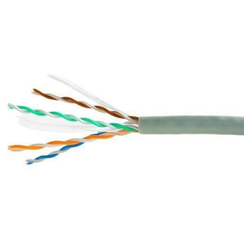 SkyNet Кабель UTP indoor 4x2x0,48, медный, FLUKE TEST, кат.5e, однож., (305м) box, серый [CSS-UTP-4-CU]