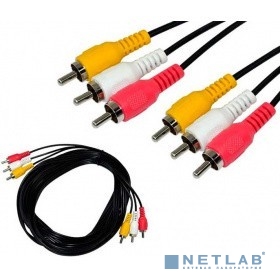 5bites AC3R-030M Кабель AUDIO / 3*RCA / M-M / STEREO / 3M