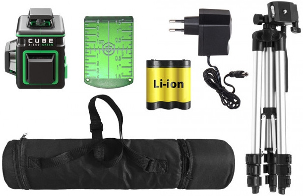 ADA Cube 3-360 GREEN Professional Edition Построитель лазерных плоскостей [А00573]