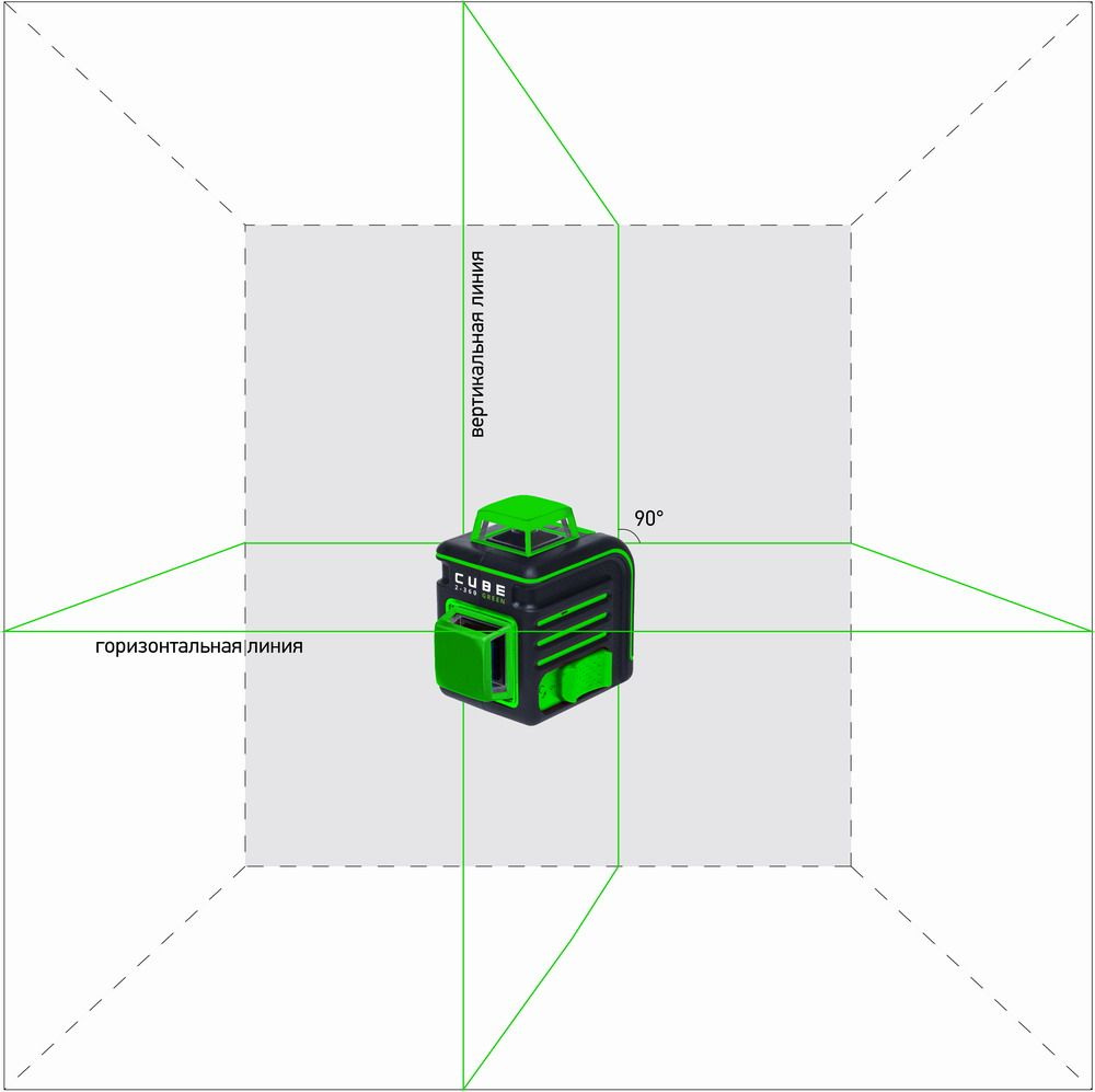 ADA CUBE 2-360 Green Ultimate Edition Построитель лазерных плоскостей [А00471]