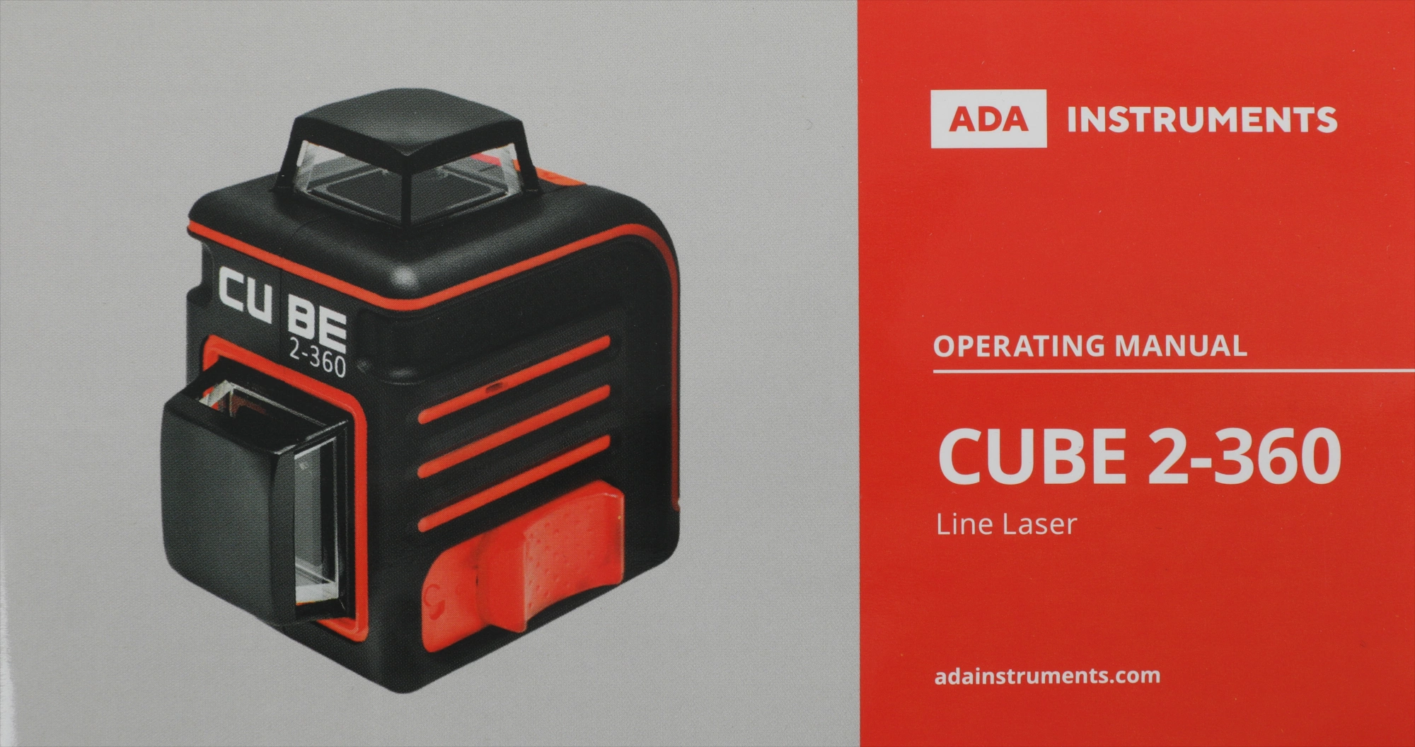 ADA Cube 2-360 Professional Edition Построитель лазерных плоскостей [А00449]
