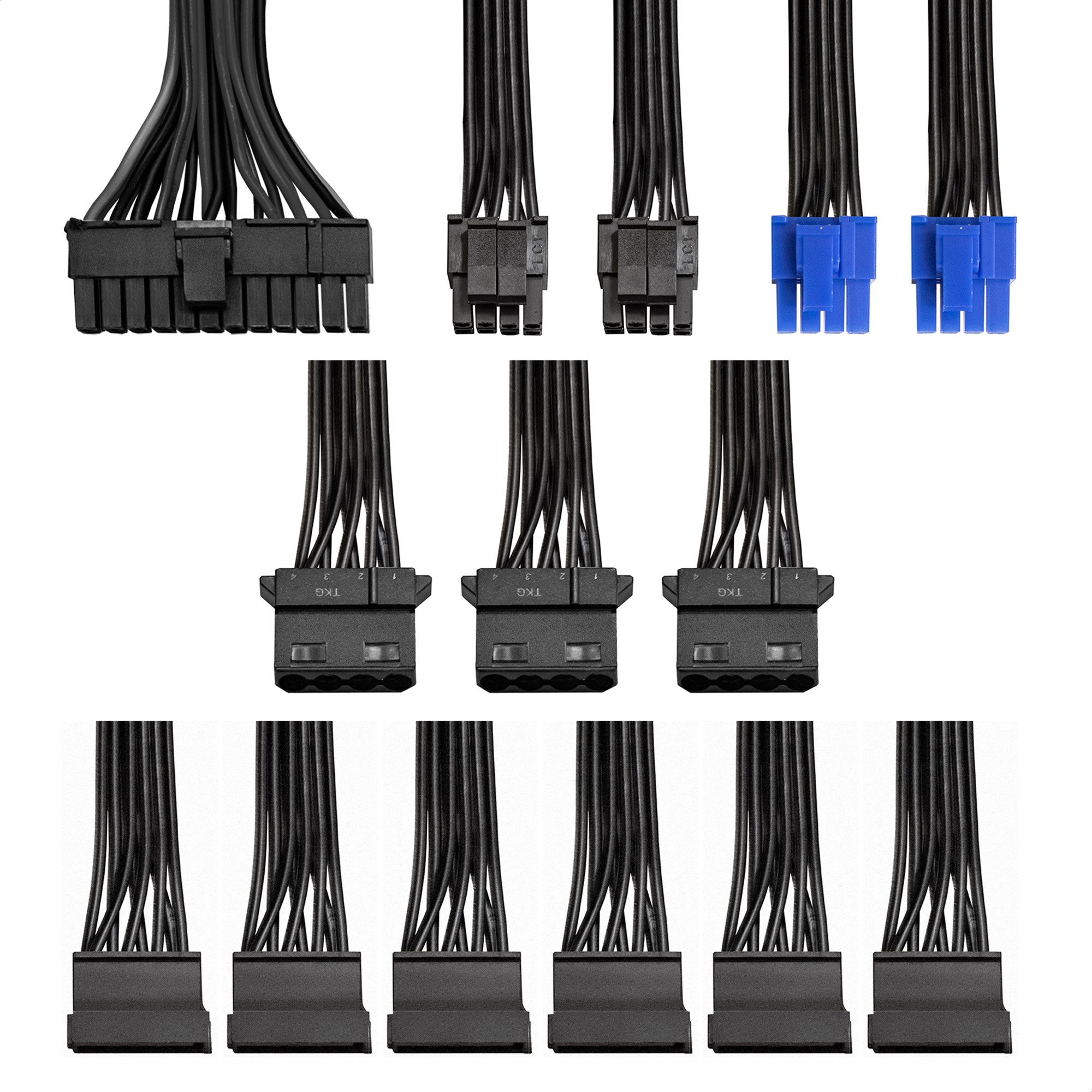 Exegate EX282042RUS-OEM Блок питания 550W Exegate 550PPH-LT-OEM, 80+, ATX, black, APFC, 12cm, 24p, (4+4)p, 5*SATA, 3*IDE