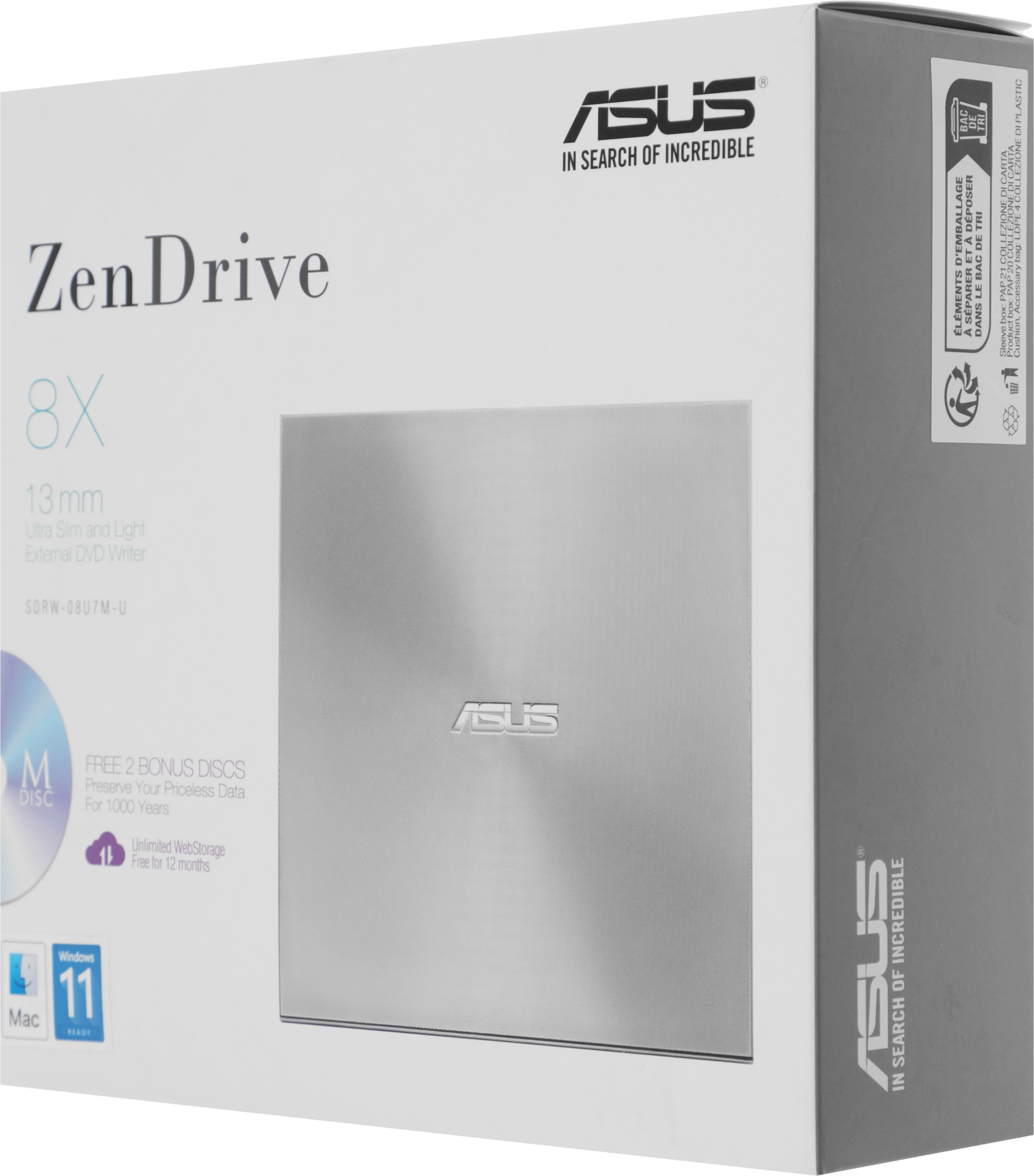 ASUS SDRW-08U7M-U/SIL/G/AS