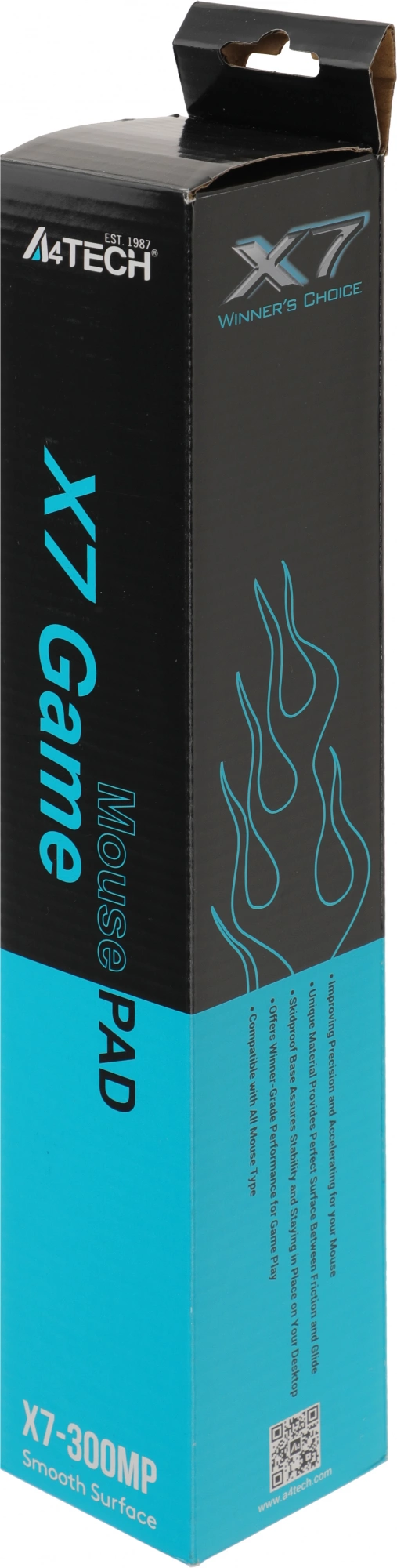 Коврик для мыши A4TECH A4-X7-300MP, черный, размер- 437x350x3 [86698]