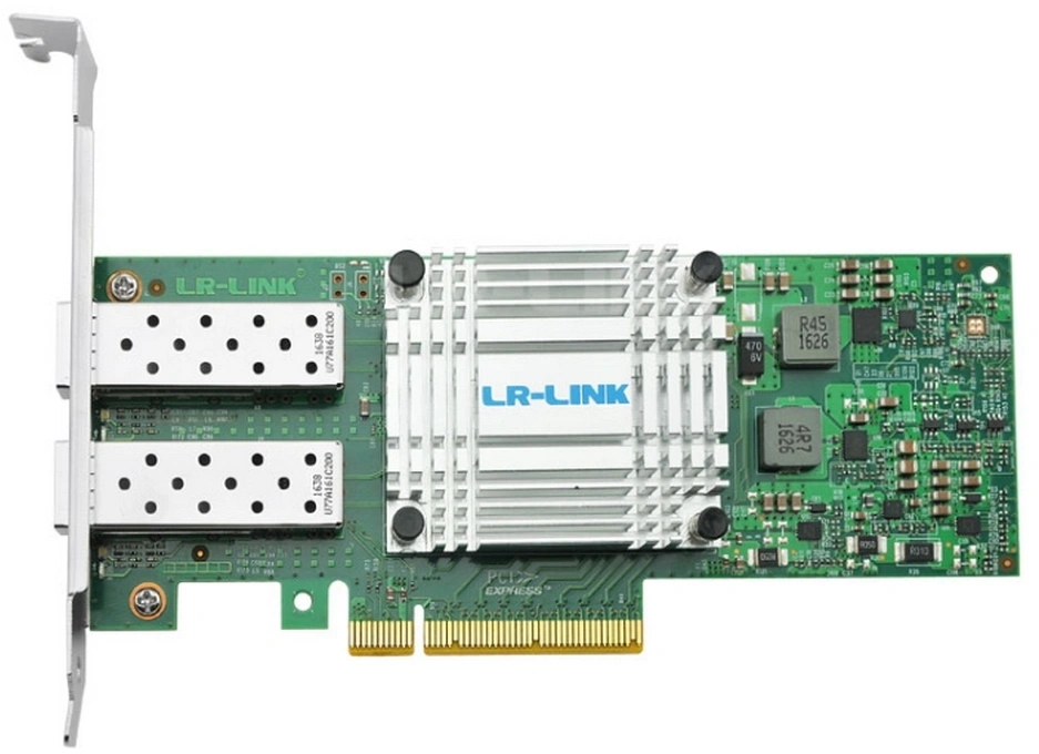 Lr-Link LREC9812BF-2SFP+ PCIe x8 10G Dual Port SFP28 Server Network Card (Intel X710 based)