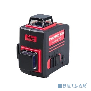 Fubag 3D уровень лазерный Pyramid 30R  {Красный; 20/50 м с приемником; проекция: 360 градусов и 2 вертикальные 360 град.; точность ±2mm/10m; самовыравнивания ±3°; IP 54} [31631]