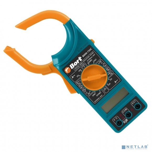 Bort Мультитестер BMM-750C {0-1000 ; переменного напряжения 0-750 ; 18...28 °С; Тип батареи 9V, Сумка; гарантия 2 г} [93411300]