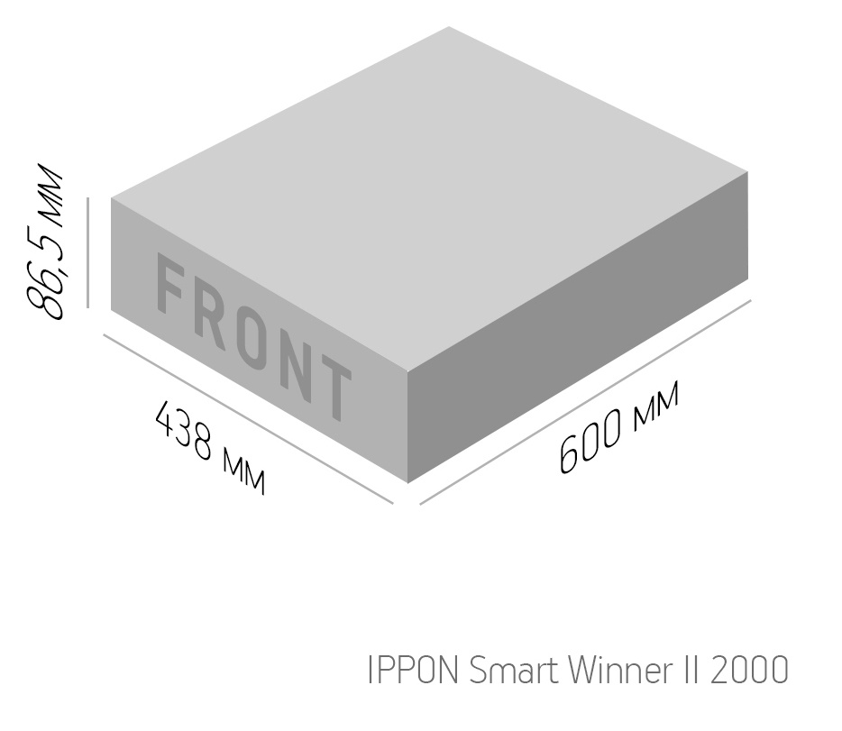 Ippon SMART WINNER II 2000 1800Вт/2000ВА, black {1192979}