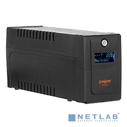 Exegate EP285559RUS ИБП ExeGate Power Smart ULB-600.LCD.AVR.C13.RJ.USB &lt;600VA/360W, LCD, AVR, 4*IEC-C13, RJ45/11, USB, Black&gt;