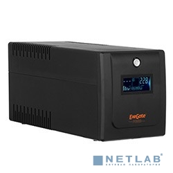 Exegate EP285581RUS ИБП ExeGate SpecialPro Smart LLB-650.LCD.AVR.EURO.RJ.USB &lt;650VA/360W, LCD, AVR, 2 евророзетки, RJ45/11, USB, Black&gt;