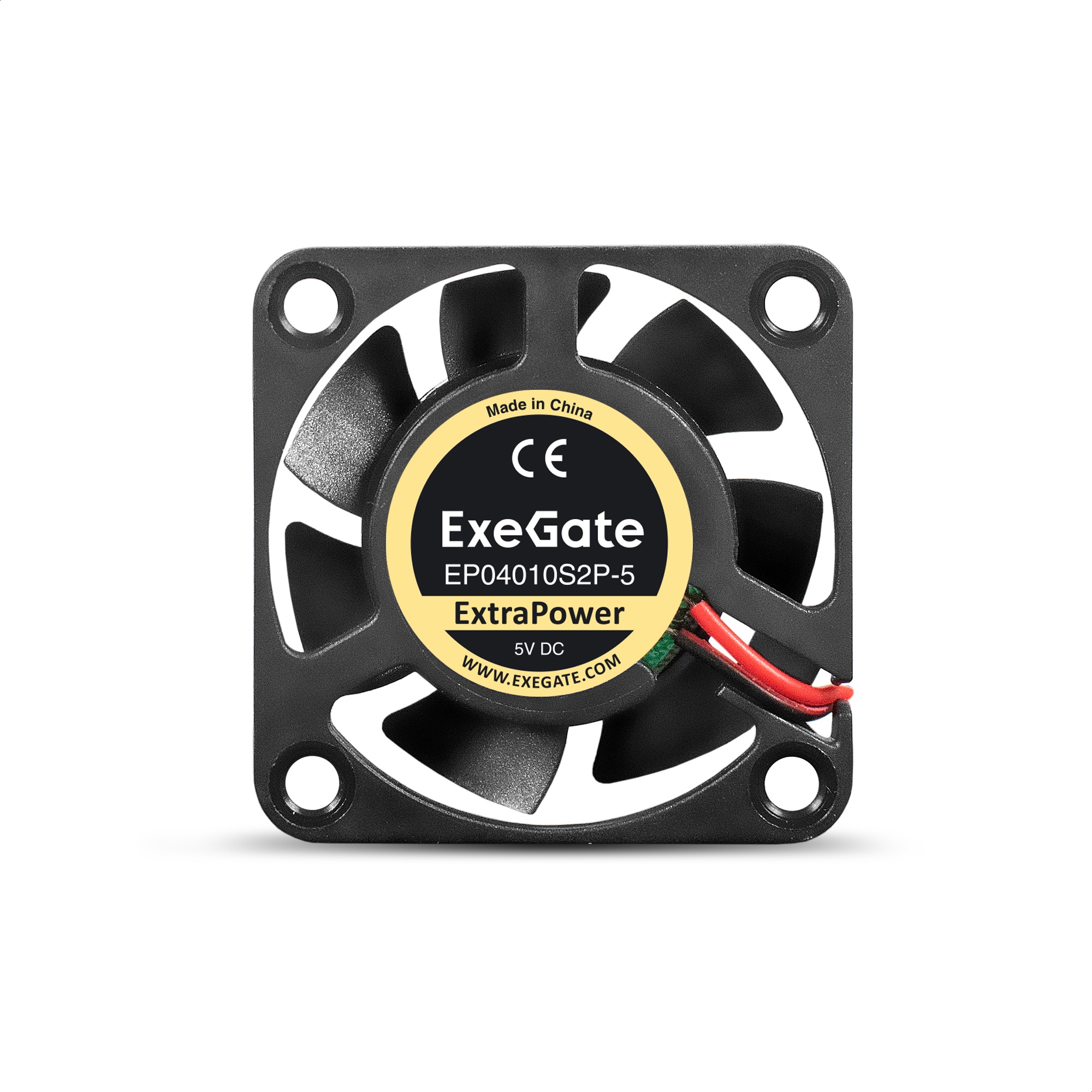 Exegate EX295194RUS Вентилятор 5В DC ExeGate ExtraPower EP04010S2P-5 (40x40x10 мм, Sleeve bearing (подшипник скольжения), 2pin, 7500RPM, 35dBA) Exegate EX295194RUS Вентилятор 5В DC ExeGate ExtraPower EP04010S2P-5 (40x40x10 мм, Sleeve bearing (подшипник скольжения), 2pin, 7500RPM, 35dBA)