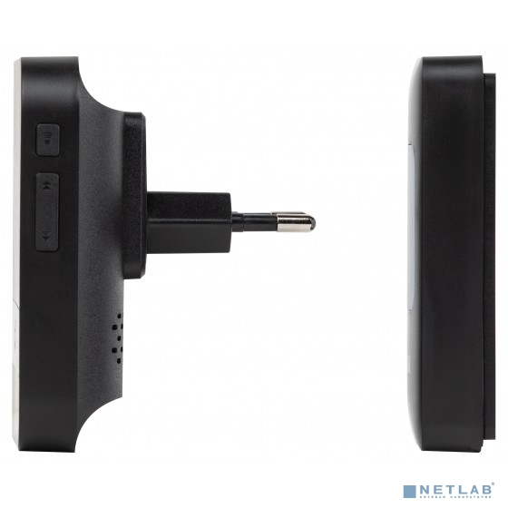 ЭРА Б0054085 Звонок дверной C94 беспроводной, от сети, черный, 52 мелодии