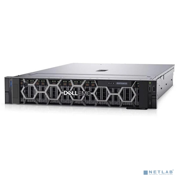 R75026346256 24804384418 - Сервер Dell R750 12B 2x6346;256Gb;H755;2x480Gb SATA RI;4x3.84Tb;4x18TB;57416;5720DP;Exp;2x800W