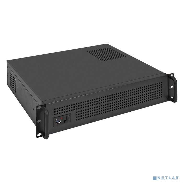 Exegate EX295479RUS Серверный корпус ExeGate Pro 2U380-03 &lt;RM 19&quot;, высота 2U, глубина 380, без БП, USB3.0&gt;