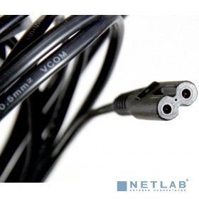 VCOM CE023_CU0.5-3M Кабель для аудио-видео техники IEC-320-C7--розетка 220V, 2-pin, 3 м ,медный