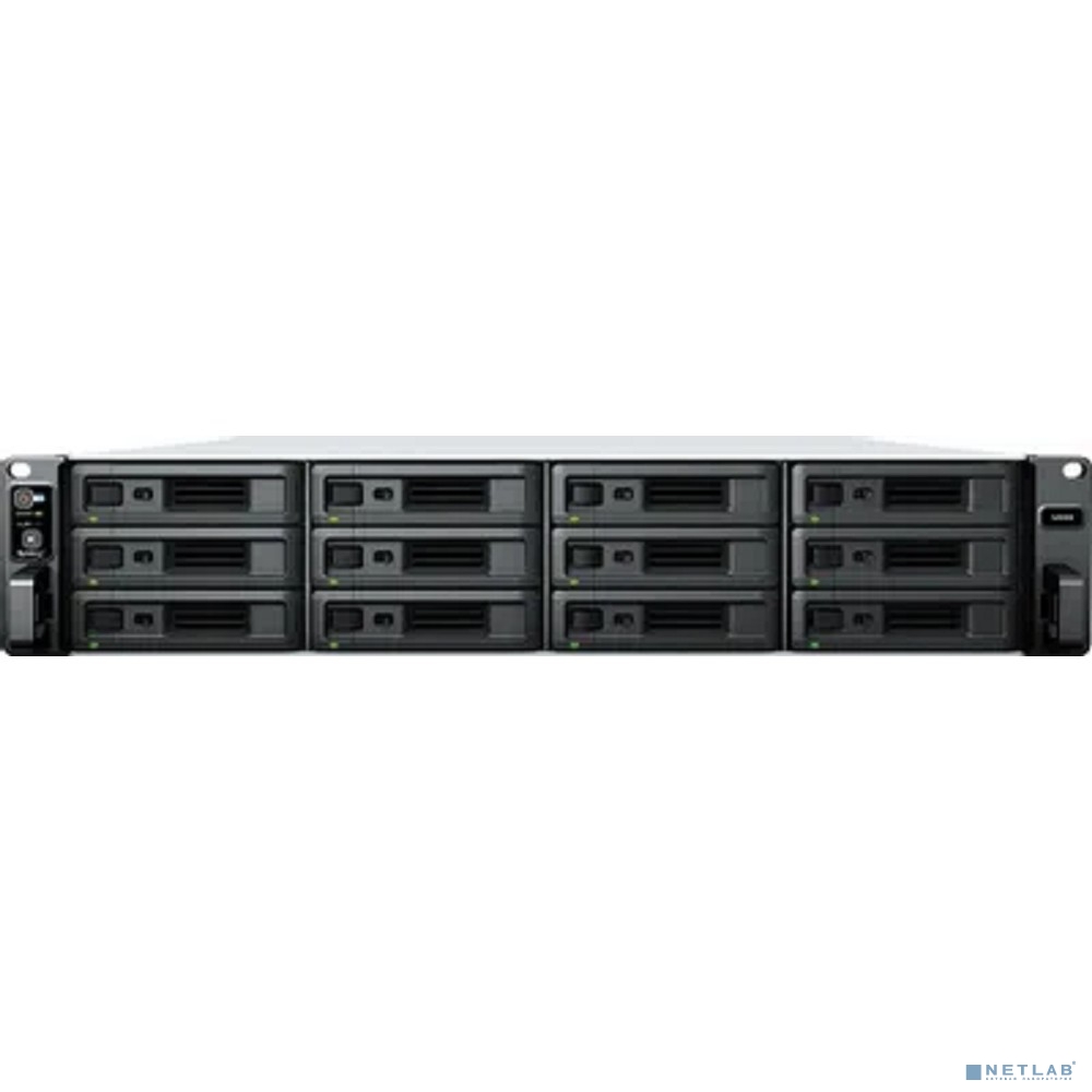 Synology SA6400 НЕЗНАЧИТЕЛЬНОЕ ПОВРЕЖДЕНИЕ УПАКОВКИ ФОТО ПО ЗАПРОСУ Сетевое хранилище 12x3.5"/2.5" SATA, RAID 0/1/5/6/10, 4xGbLAN, 2x10GbLAN, 2xUSB3.2Gen1, 2U, без HDD