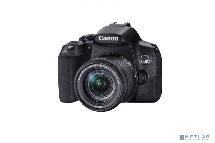 Canon EOS 850D черный {24.1Mpix EF-S 18-55mm f/4-5.6 IS STM 3" 4K 4K SDXC Li-ion}