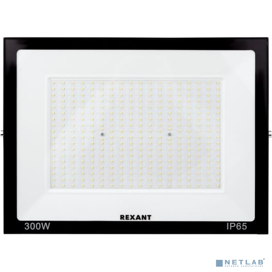 Rexant 605-030 Прожектор светодиодный СДО 300Вт 2400Лм 6500К холодный свет, черный корпус