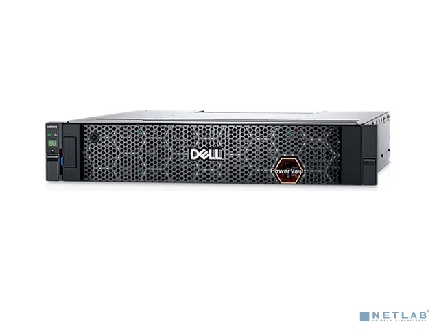 Dell ME501212BISCSI1220 Система хранения данных Dell ME5012 12B Dual ISCSI 10G-Base-T, 12x20TB, Rails, 580W RPS, Bezel