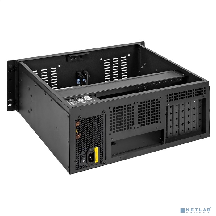 Exegate EX295893RUS Серверный корпус ExeGate Pro 4U350-02 &lt;RM 19&quot;, высота 4U, глубина 350, БП 800RADS, 2*USB&gt;