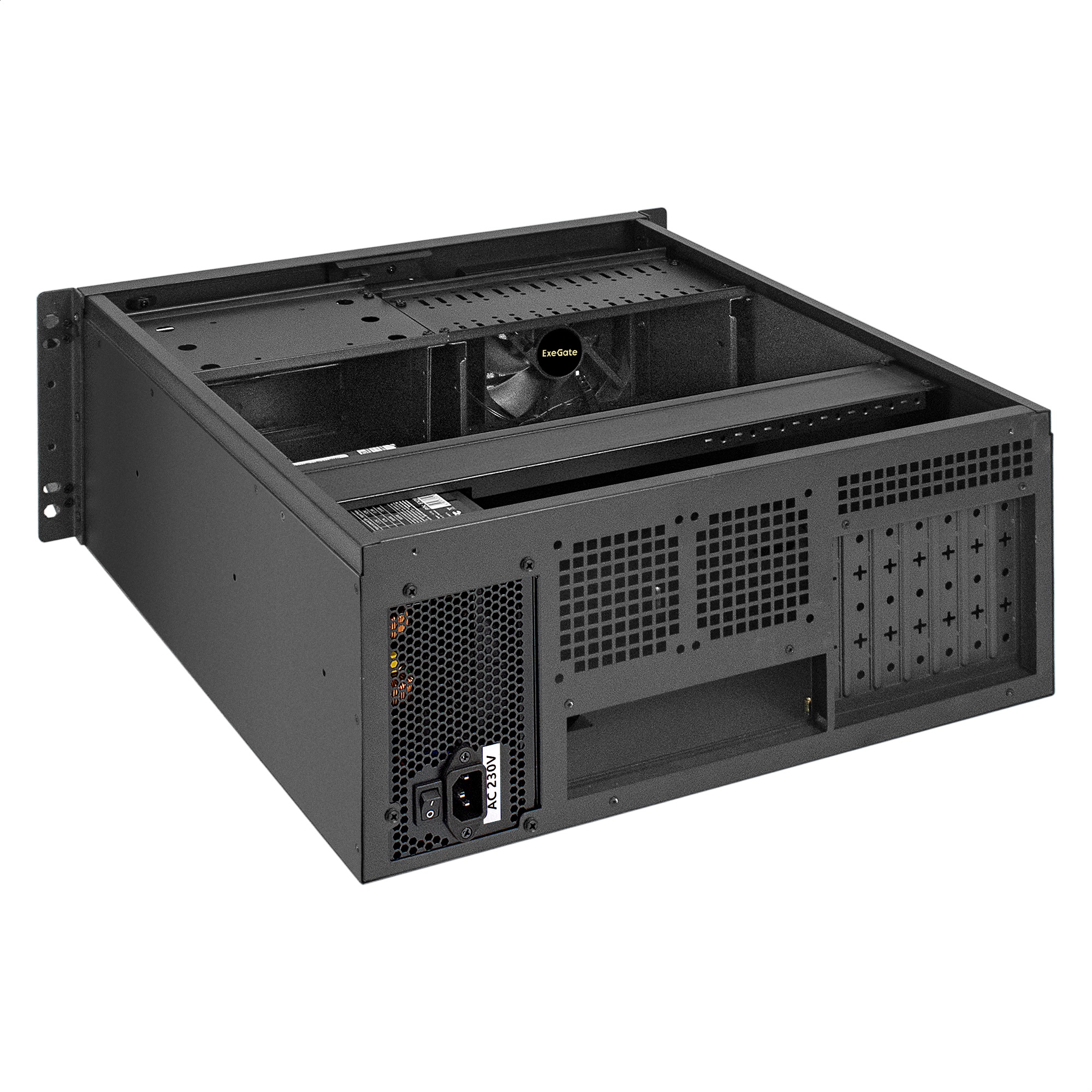 Exegate EX295908RUS Серверный корпус ExeGate Pro 4U450-17 <RM 19", высота 4U, глубина 450, БП 600PPH-SE 80 PLUS® Bronze, 2*USB> Exegate EX295908RUS Серверный корпус ExeGate Pro 4U450-17 <RM 19", высота 4U, глубина 450, БП 600PPH-SE 80 PLUS® Bronze, 2*USB>