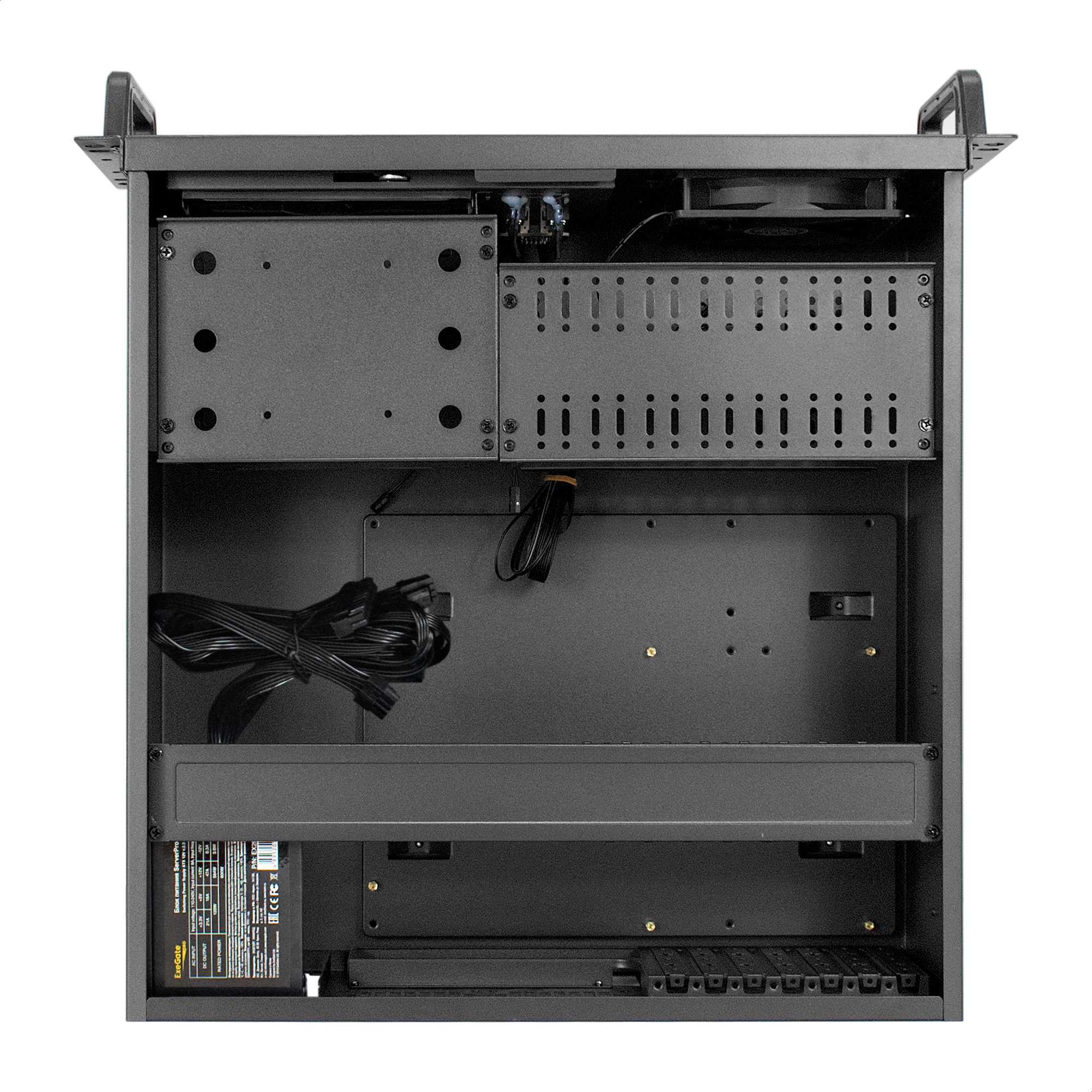 Exegate EX295908RUS Серверный корпус ExeGate Pro 4U450-17 <RM 19", высота 4U, глубина 450, БП 600PPH-SE 80 PLUS® Bronze, 2*USB> Exegate EX295908RUS Серверный корпус ExeGate Pro 4U450-17 <RM 19", высота 4U, глубина 450, БП 600PPH-SE 80 PLUS® Bronze, 2*USB>