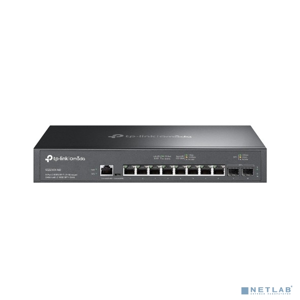 TP-Link SG3210X-M2 Управляемый коммутатор Omada уровня 2+ с 8 портами 2,5 Гбит/с и 2 портами SFP+