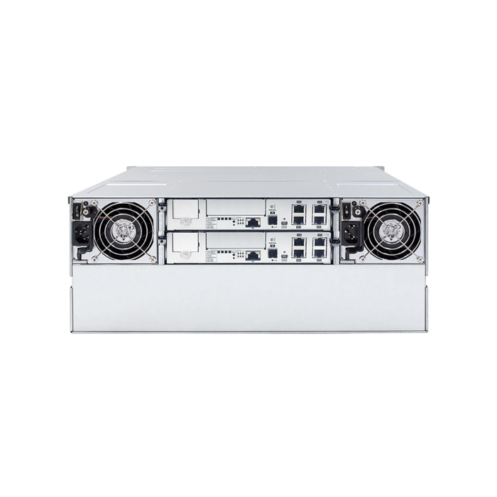 EonStor DS 2000 [DS2024R2C000B-8U32] Gen2 4U/24bay, Dual Redundant controller subsystem including 2x12Gb SAS EXP. Port, 8x1G iSCSI ports +2x host board slot(s), 2x2GB, 2x(PSU+FAN Module),