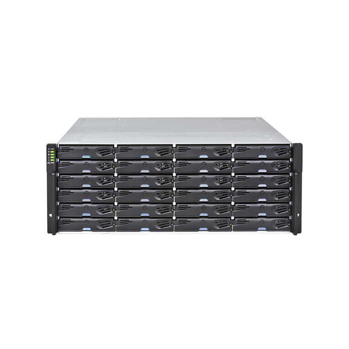 EonStor DS 2000 [DS2024R2C000B-8U32] Gen2 4U/24bay, Dual Redundant controller subsystem including 2x12Gb SAS EXP. Port, 8x1G iSCSI ports +2x host board slot(s), 2x2GB, 2x(PSU+FAN Module),