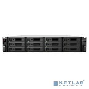 Synology RS3621xs+ (Rack2U) 8C2,1Ghz/8Gb (64)/RAID0,1,10,5,6/upto12HP HDDs SATA(3,5&quot;or2,5&quot;)upto 36 with 2xRX1217RP/2xUSB/4GE+2x10GE/2xPCIe/iSCSI/2xIPcam(upto90)/2xRPS/no rail/5YW