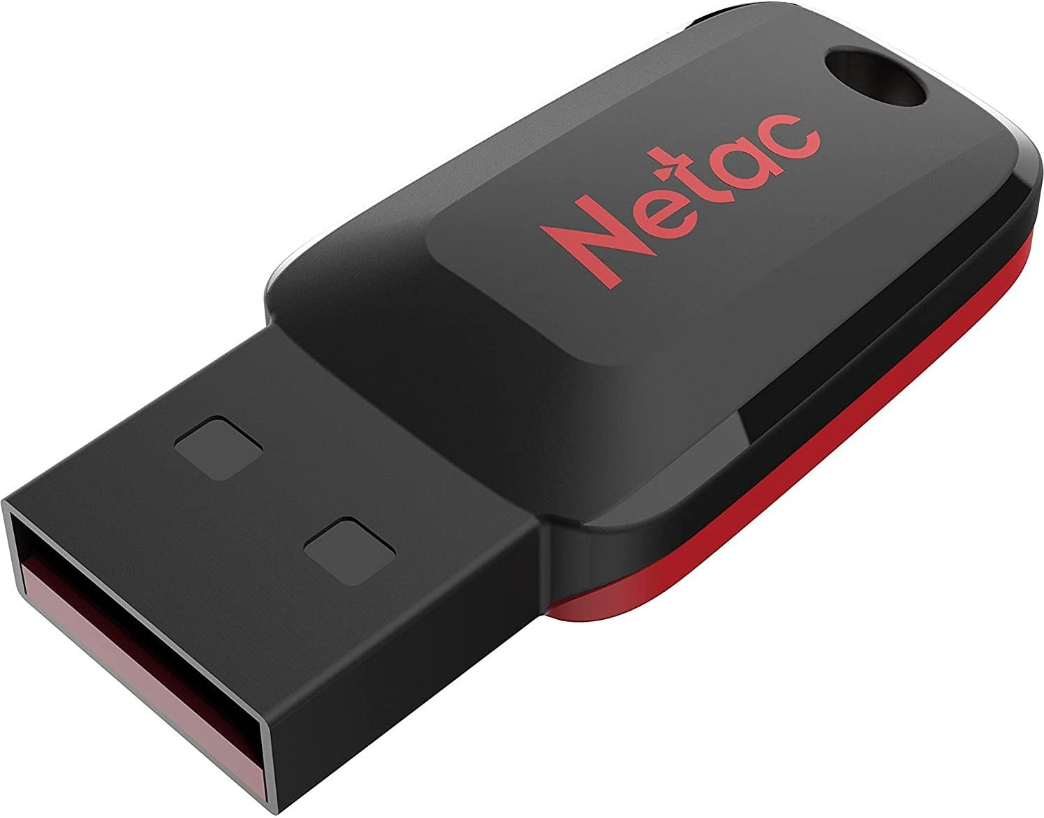 Netac USB Drive 8GB U197 NT03U197N-008G-20BK USB2.0 черный/красный