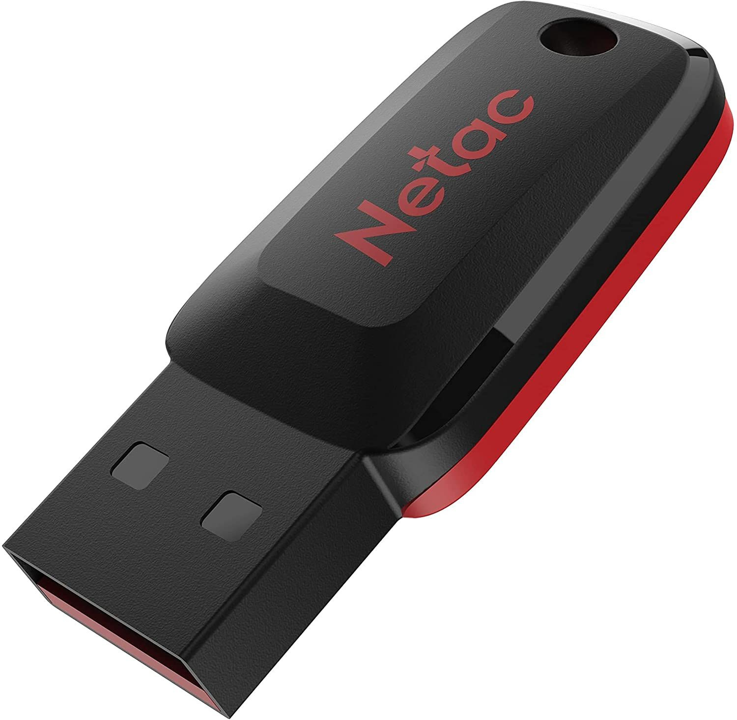 Netac USB Drive 8GB U197 NT03U197N-008G-20BK USB2.0 черный/красный