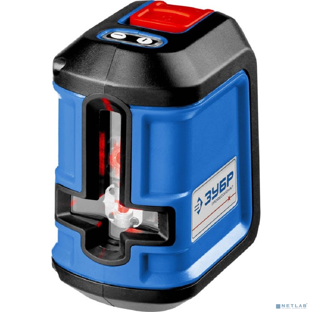 Нивелир лазерн. Зубр КРЕСТ-15 цв.луч. красный 2луч. (34902_Z01)