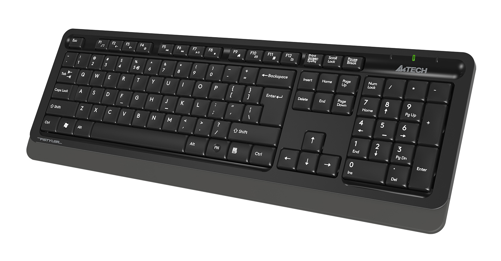 Комплект кл-ра+мышь беспров. A4Tech Fstyler FG1010S black/grey USB (FG1010S GREY) Комплект кл-ра+мышь беспров. A4Tech Fstyler FG1010S black/grey USB (FG1010S GREY)