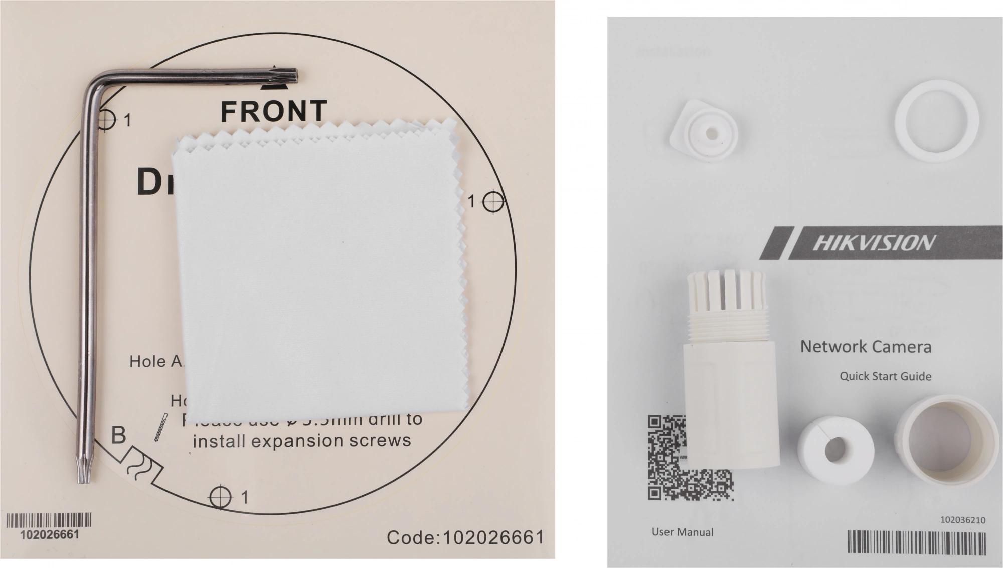 Hikvision DS-2CD2123G2-IU(2.8MM)(D) 1080p,  2.8 мм,  белый Камера видеонаблюдения IP