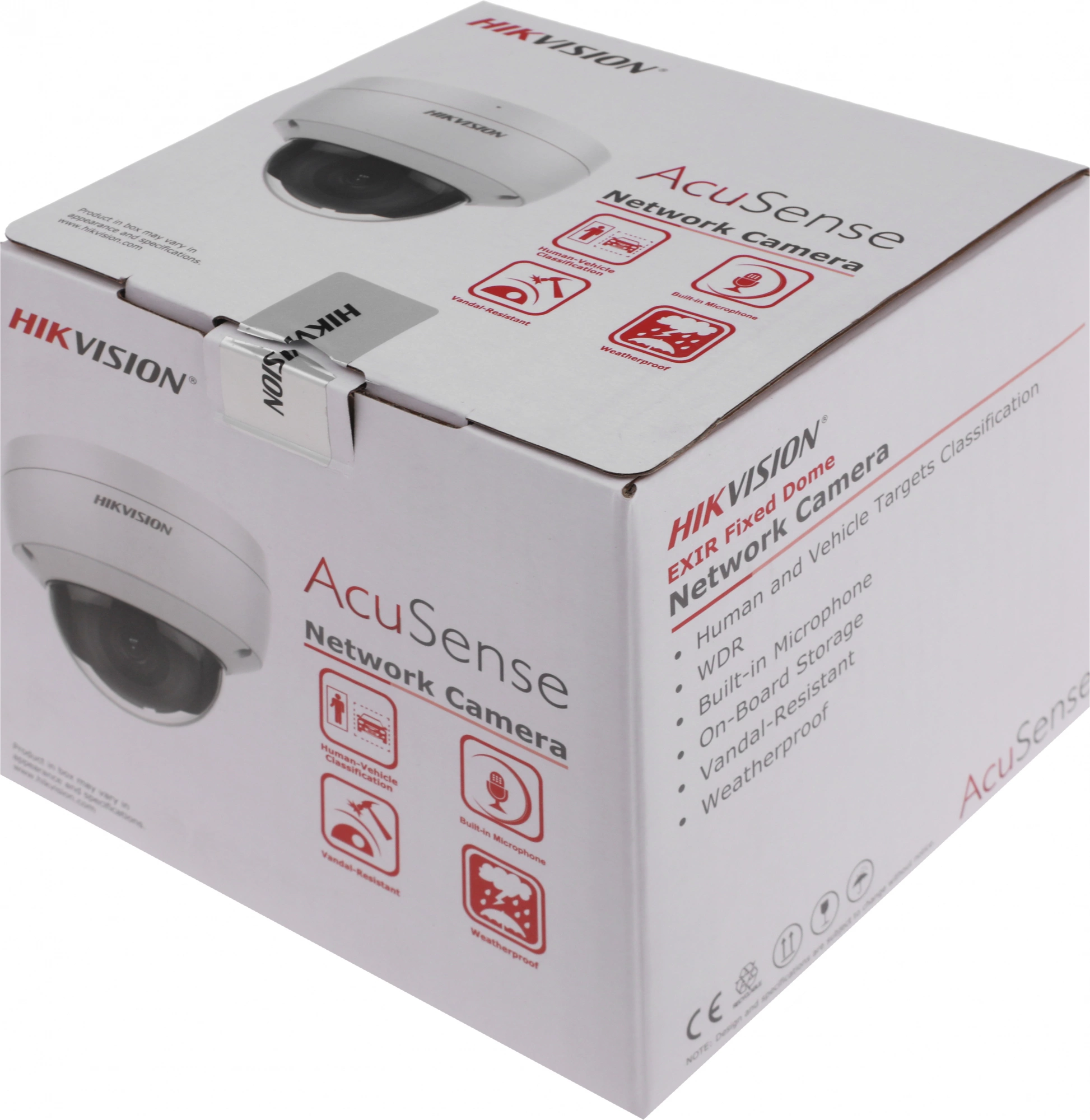 Hikvision DS-2CD2123G2-IU(2.8MM)(D) 1080p,  2.8 мм,  белый Камера видеонаблюдения IP