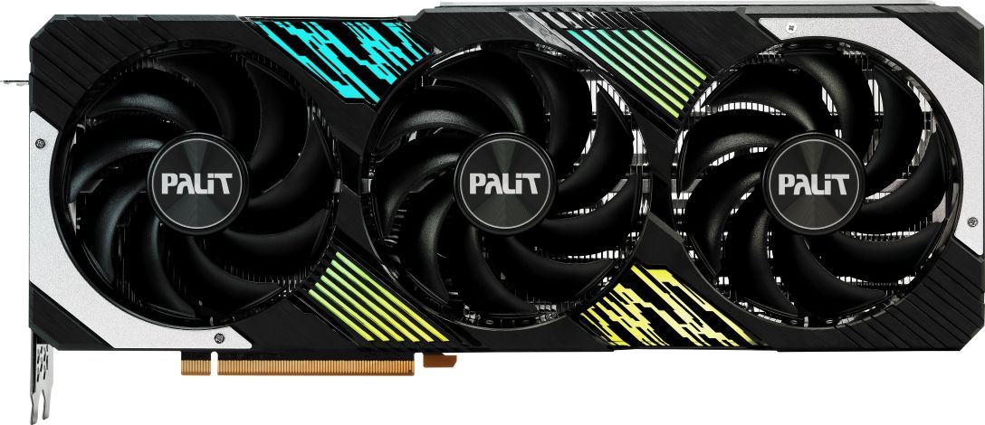 Видеокарта, PALIT RTX4080 SUPER GAMINGPRO 16GB (4710562244205), (NED408S019T2-1032A), GDDR6X, 256bit, 3-DP, HDMI, мм, Цветная коробка