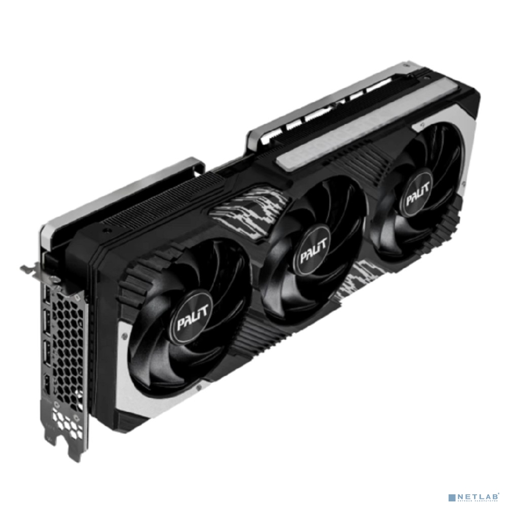 Видеокарта, PALIT RTX4080 SUPER GAMINGPRO 16GB (4710562244205), (NED408S019T2-1032A), GDDR6X, 256bit, 3-DP, HDMI, мм, Цветная коробка